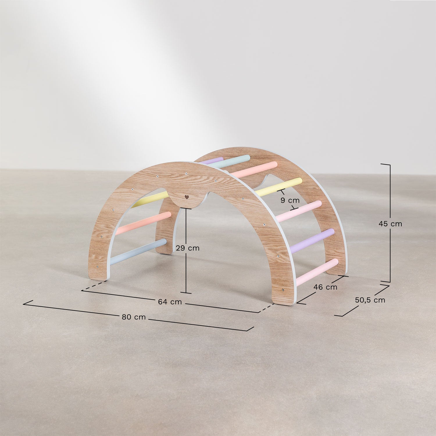 Arche d'apprentissage en bois Pyqer Colors Kids