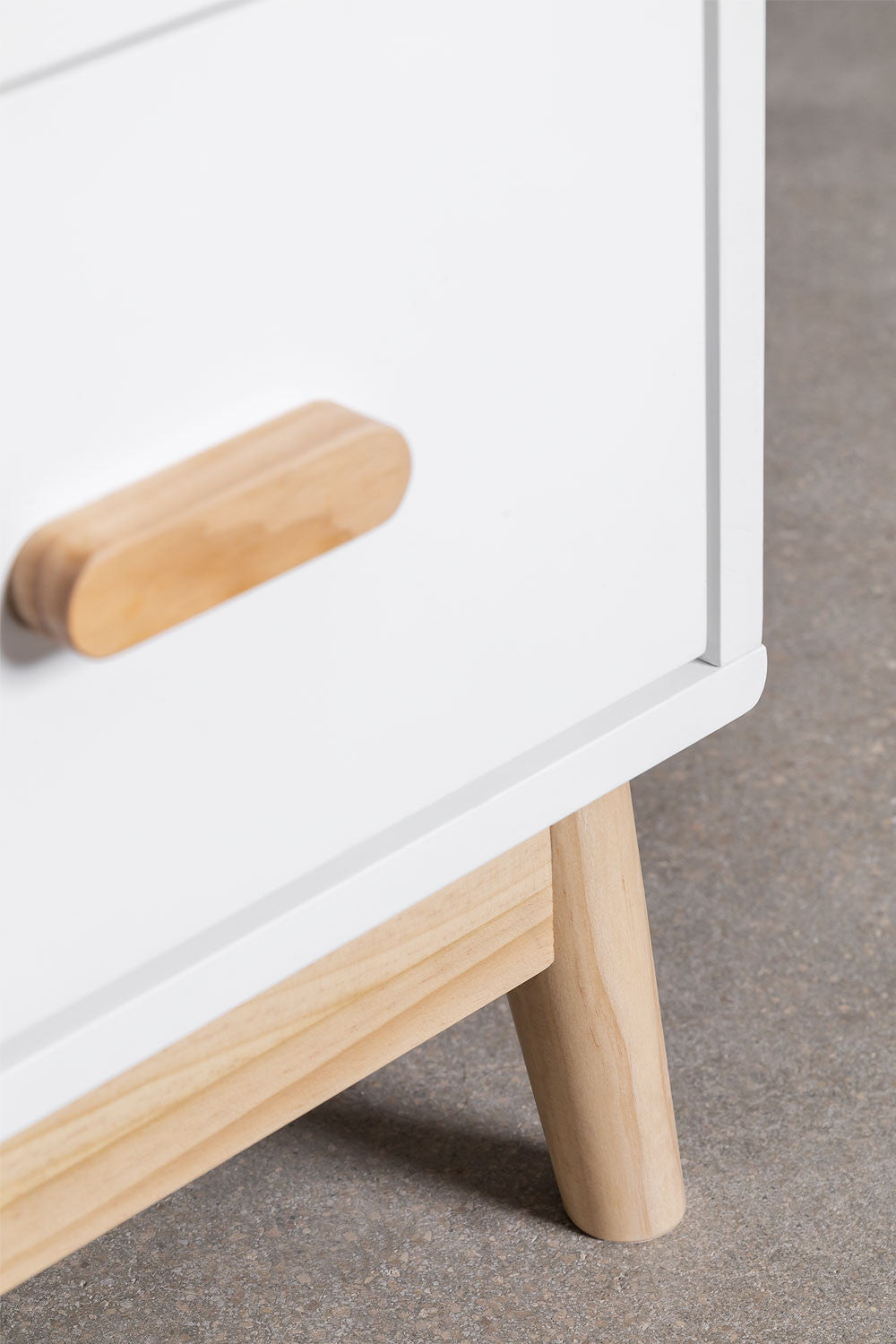 Armoire avec tiroir en MDF et bois de pin Tom Kids