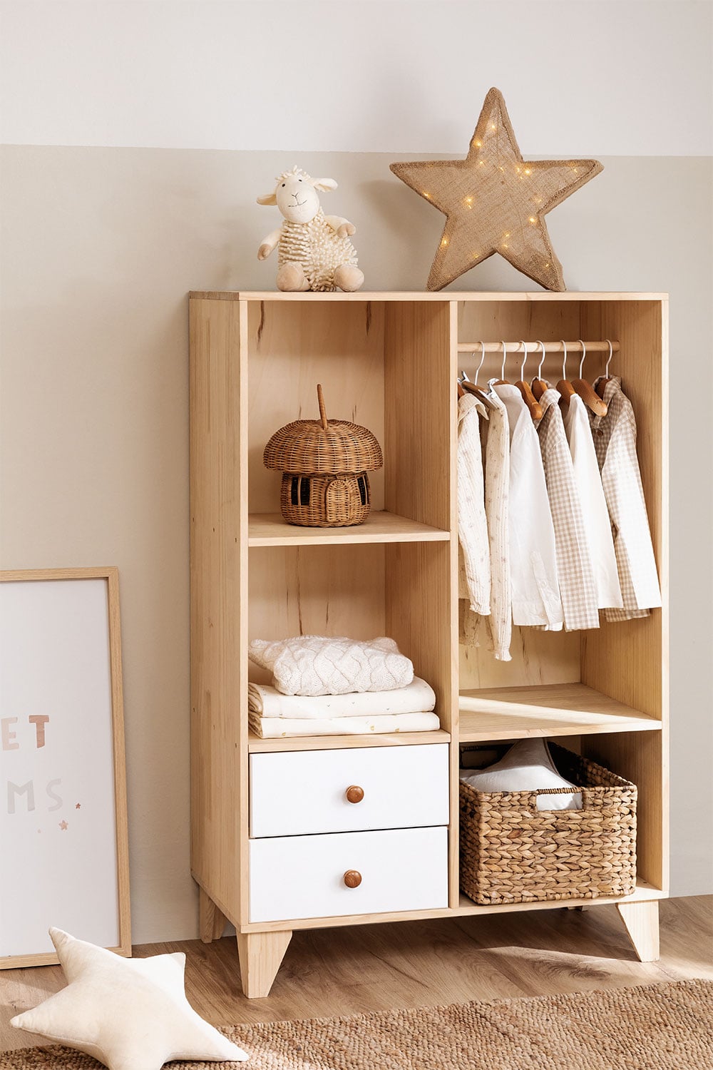Armoire en bois Boxy Kids