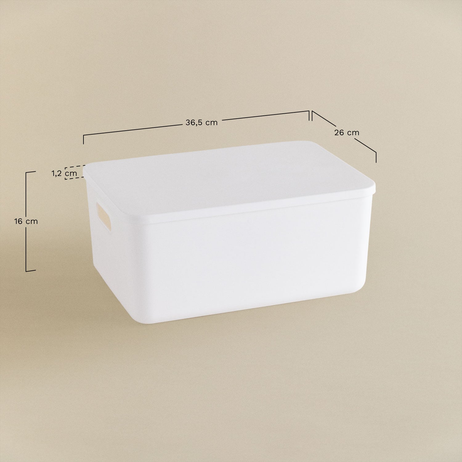 Boîte de rangement en polypropylène Yure