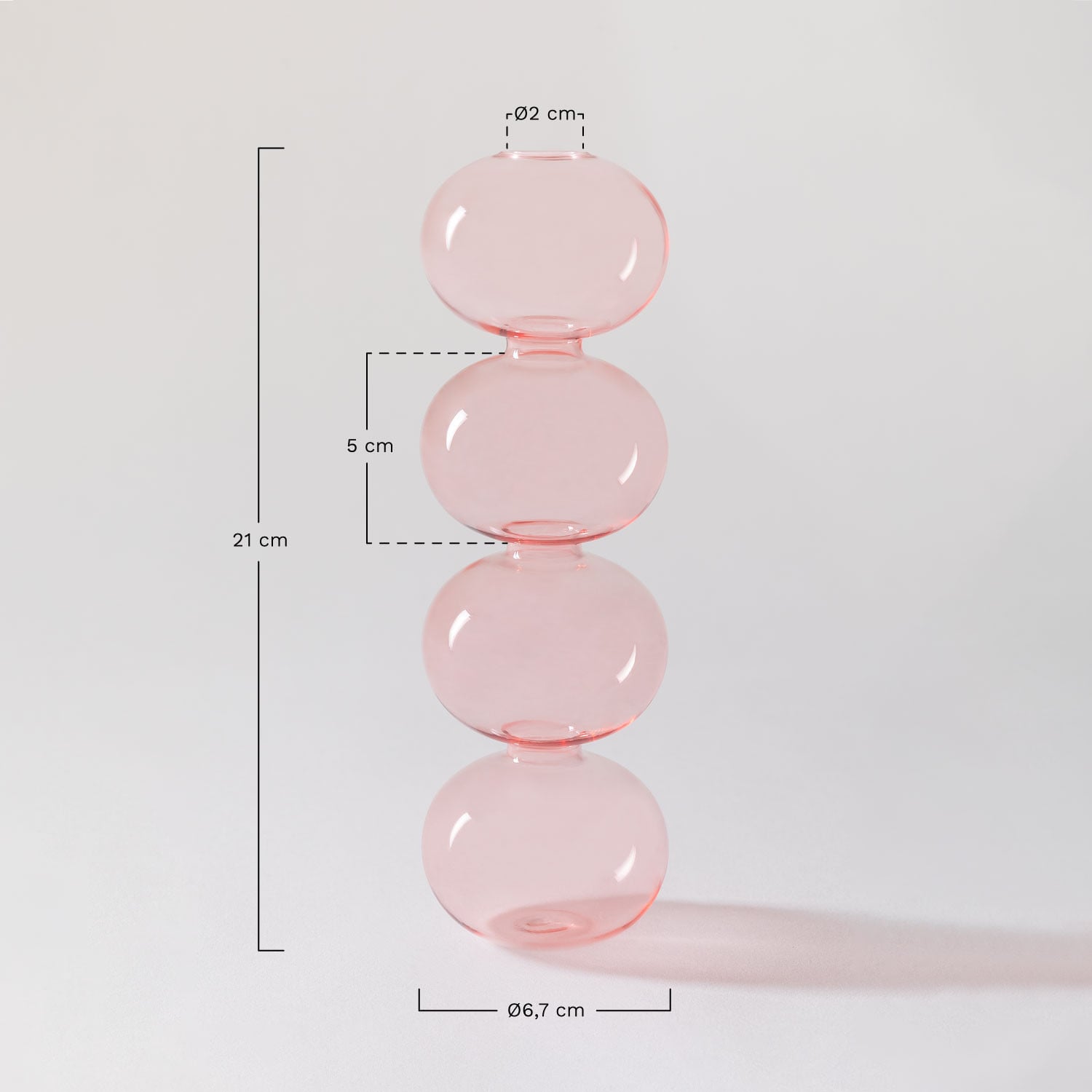 Vase en verre Nonza Design