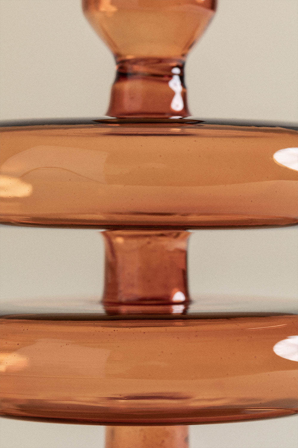 Chandelier en verre Olmeto