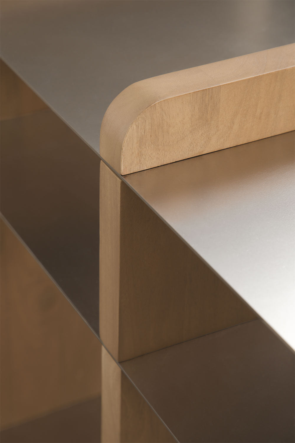 Buffet 150x40 cm en bois de manguier et acier Tokyo