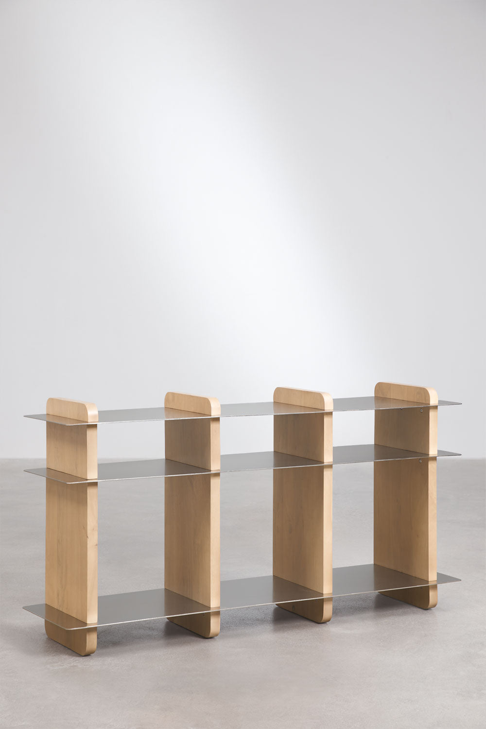 Buffet 150x40 cm en bois de manguier et acier Tokyo