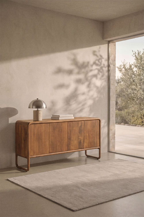 Buffet 160x40 cm en bois de manguier Maupaul