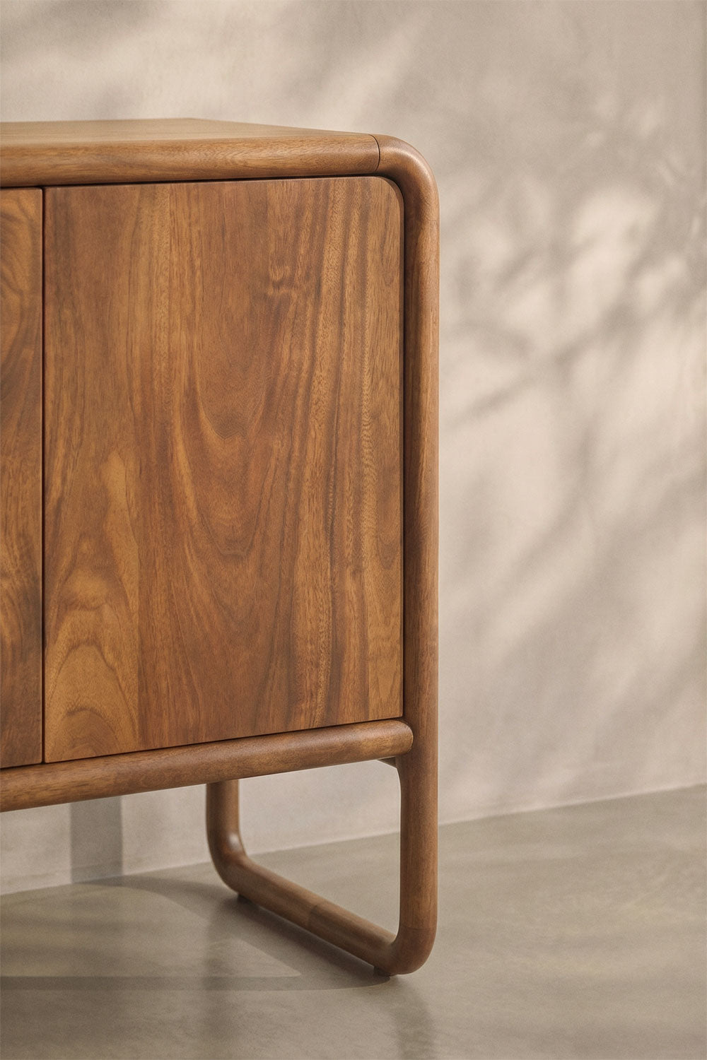 Buffet 160x40 cm en bois de manguier Maupaul