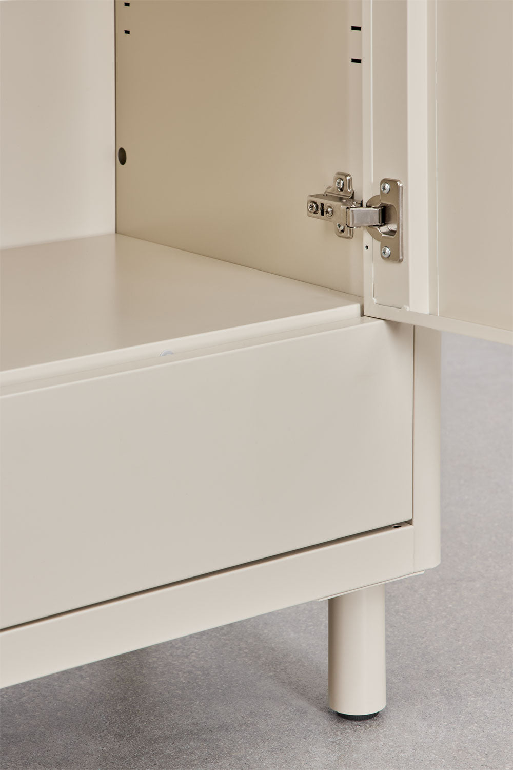 Buffet 120x40 cm en acier Michigan