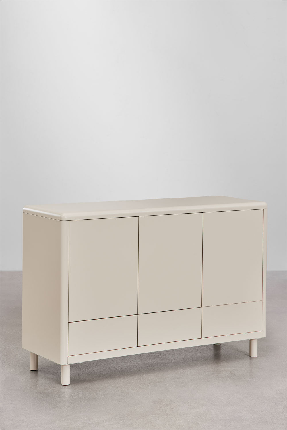 Buffet 120x40 cm en acier Michigan