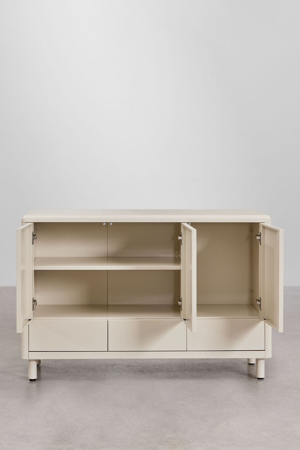 Buffet 120x40 cm en acier Michigan