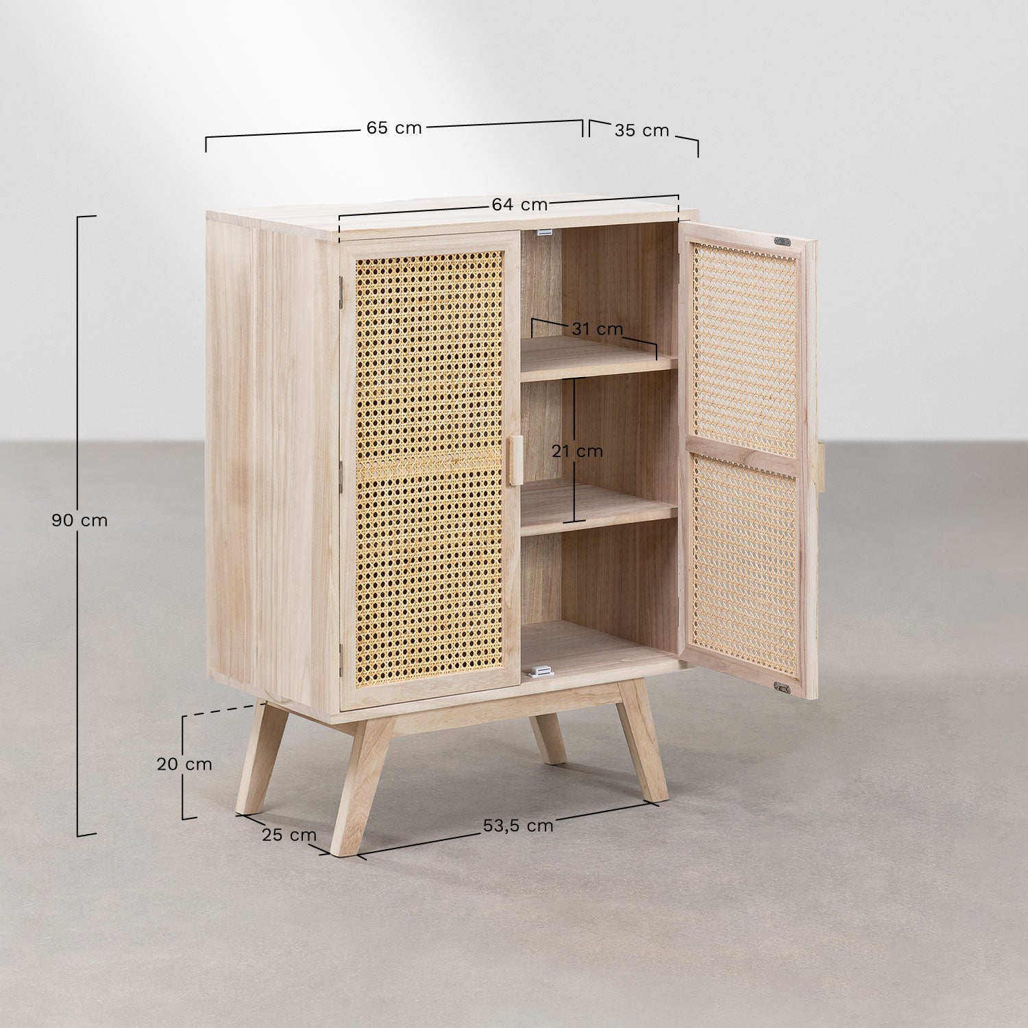 Buffet 65x35 cm en bois Ralik Design