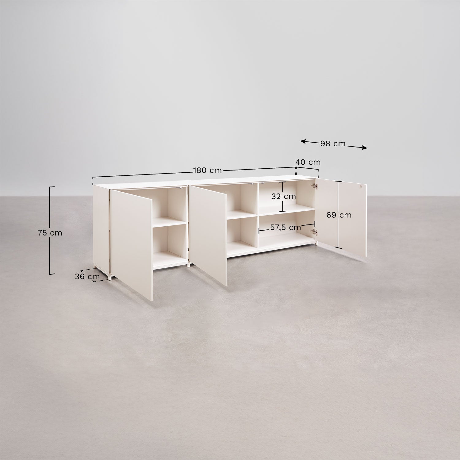 Buffet en MDF Kivora