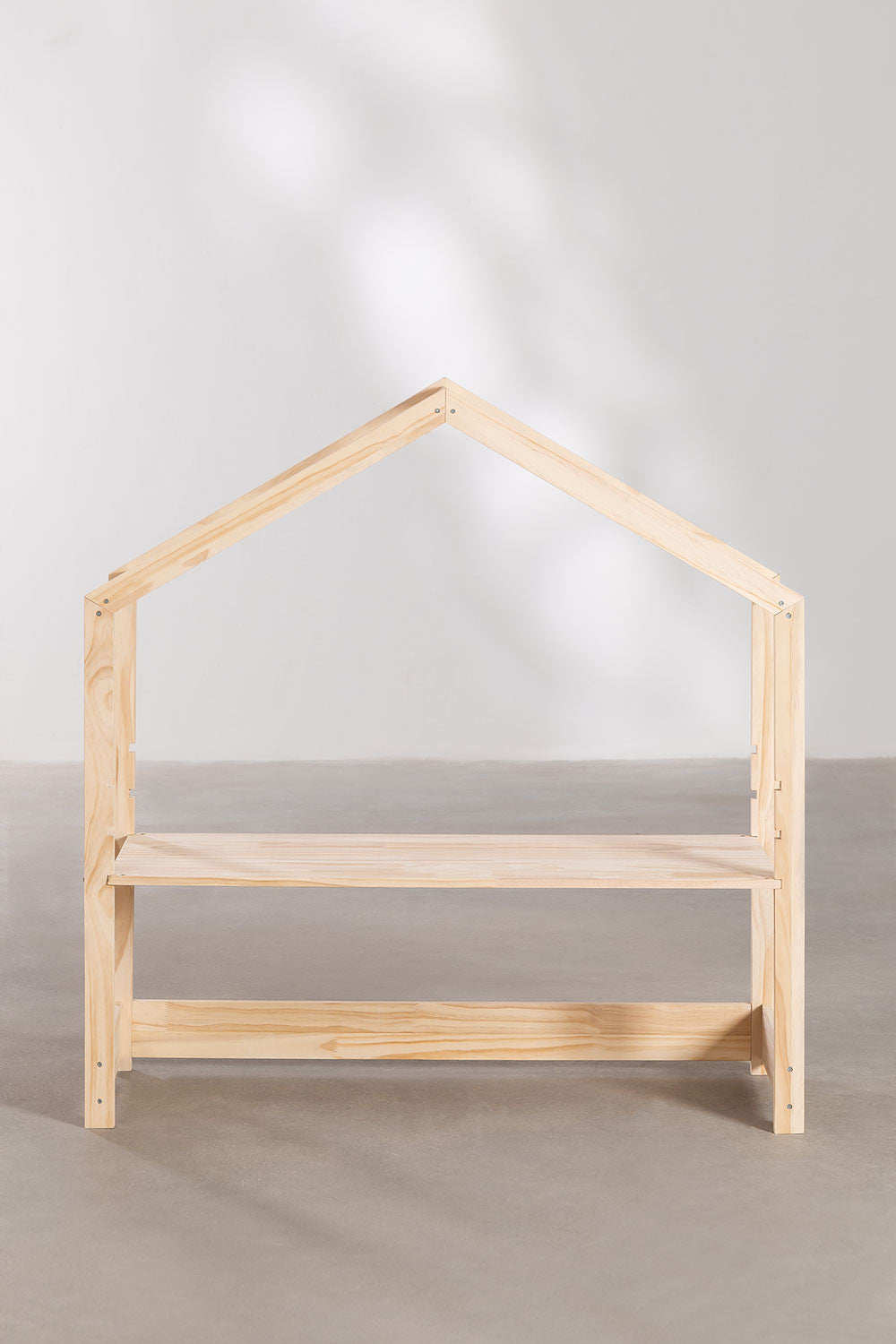 Bureau réglable en hauteur en bois de pin Estudi Kids