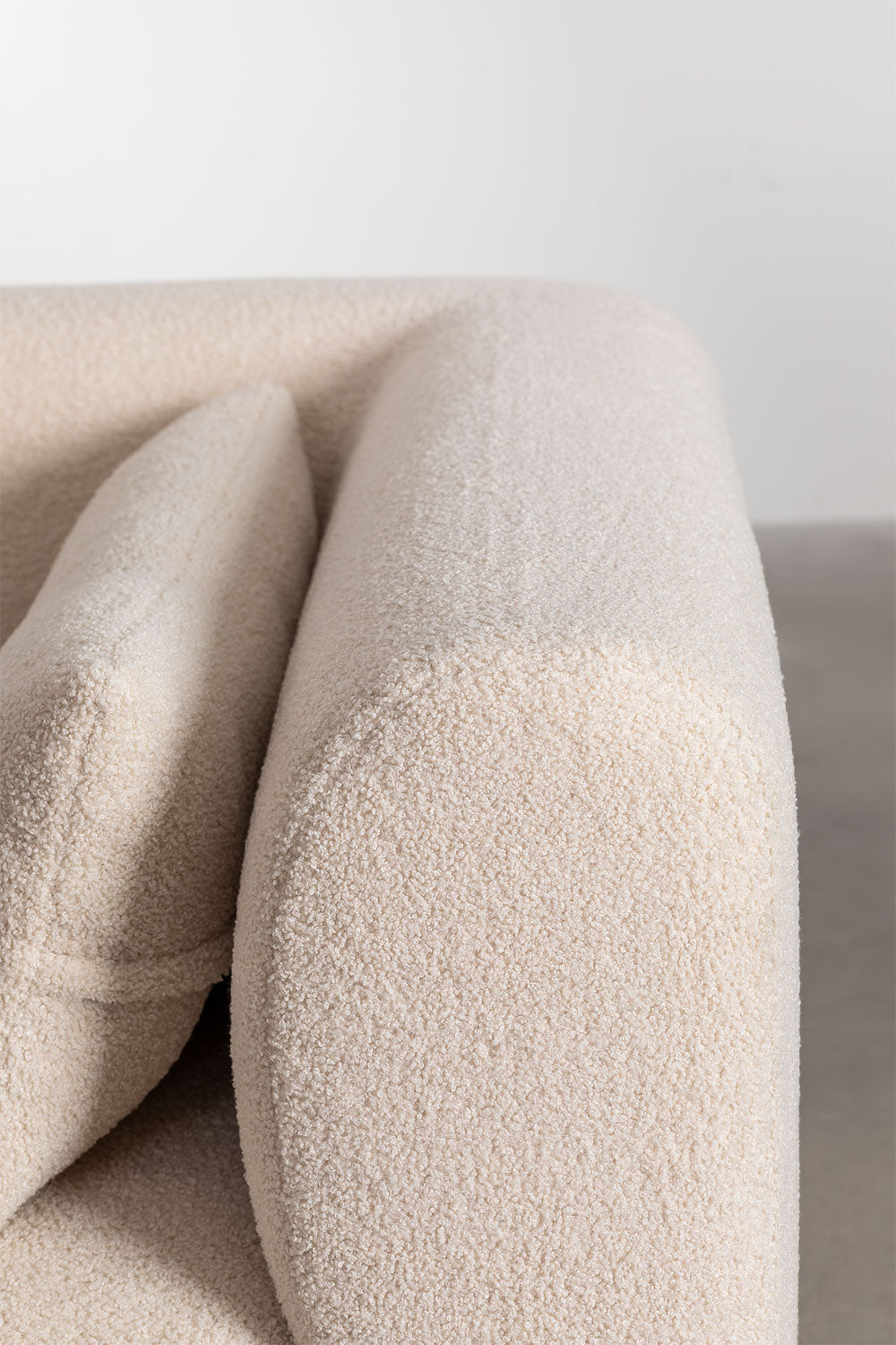 Canapé d'angle modulaire 5 pièces avec pouf Fogler