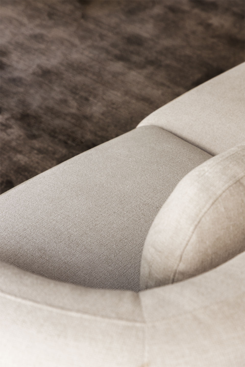 Canapé modulaire avec méridienne gauche 3 pièces en chenille Coquette