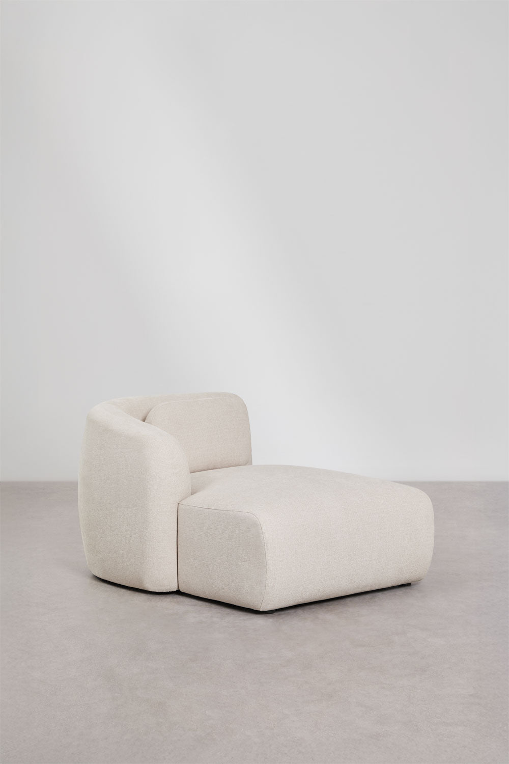 Canapé modulable 2 pièces en chenille Coquette