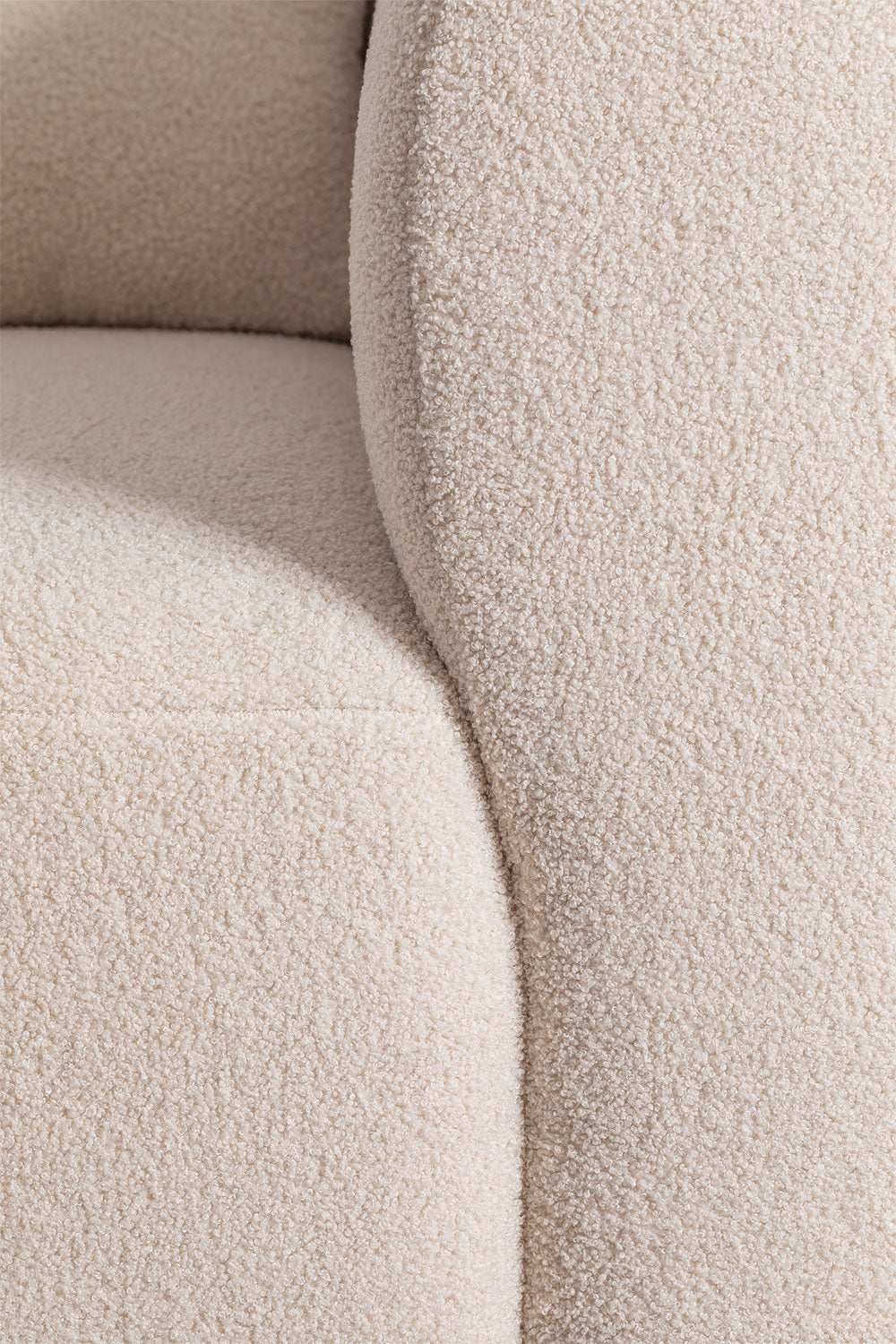 Canapé modulaire droit 4 pièces avec méridienne et pouf Fogler