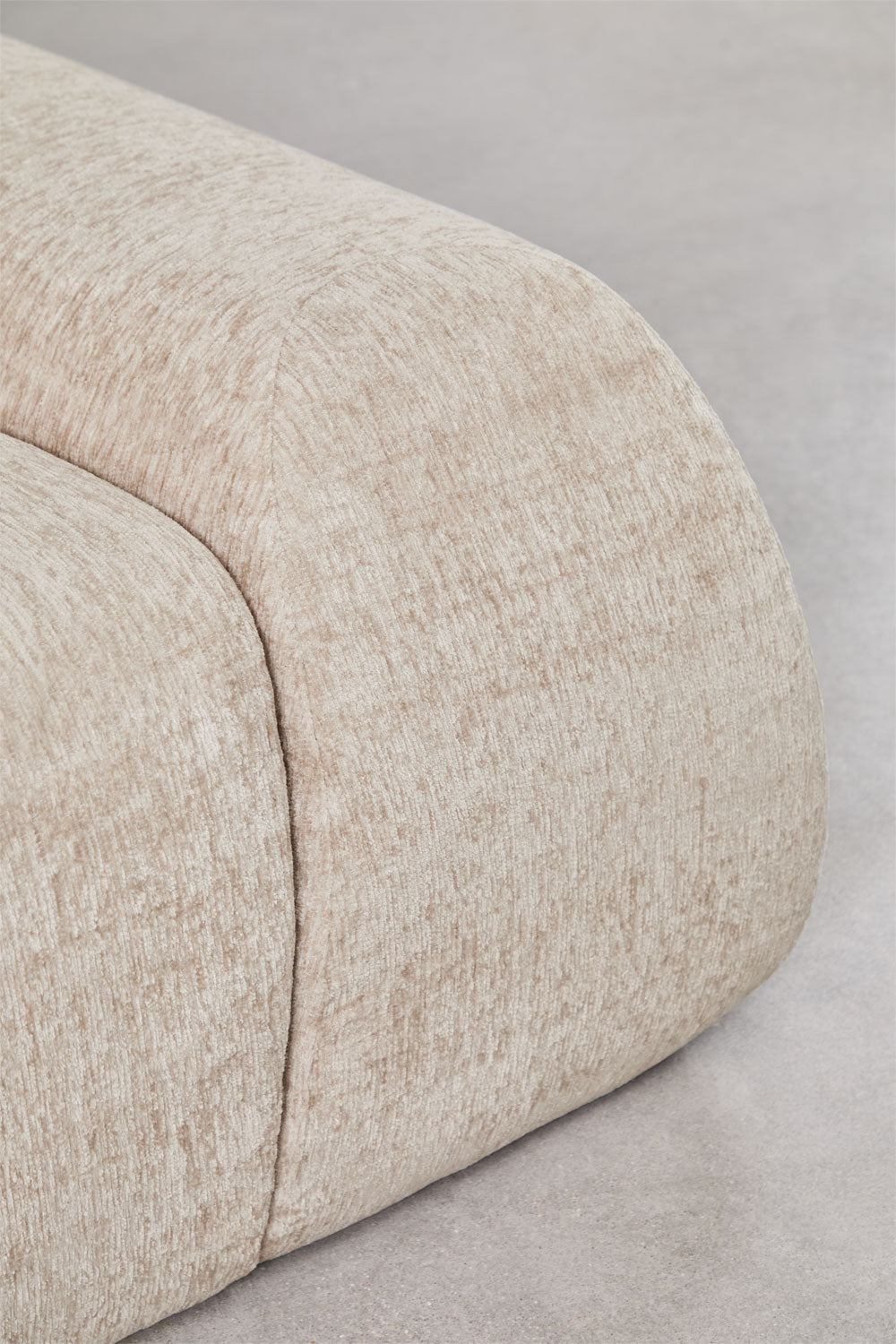 Canapé modulaire 4 pièces en chenille emballé sous vide Merida