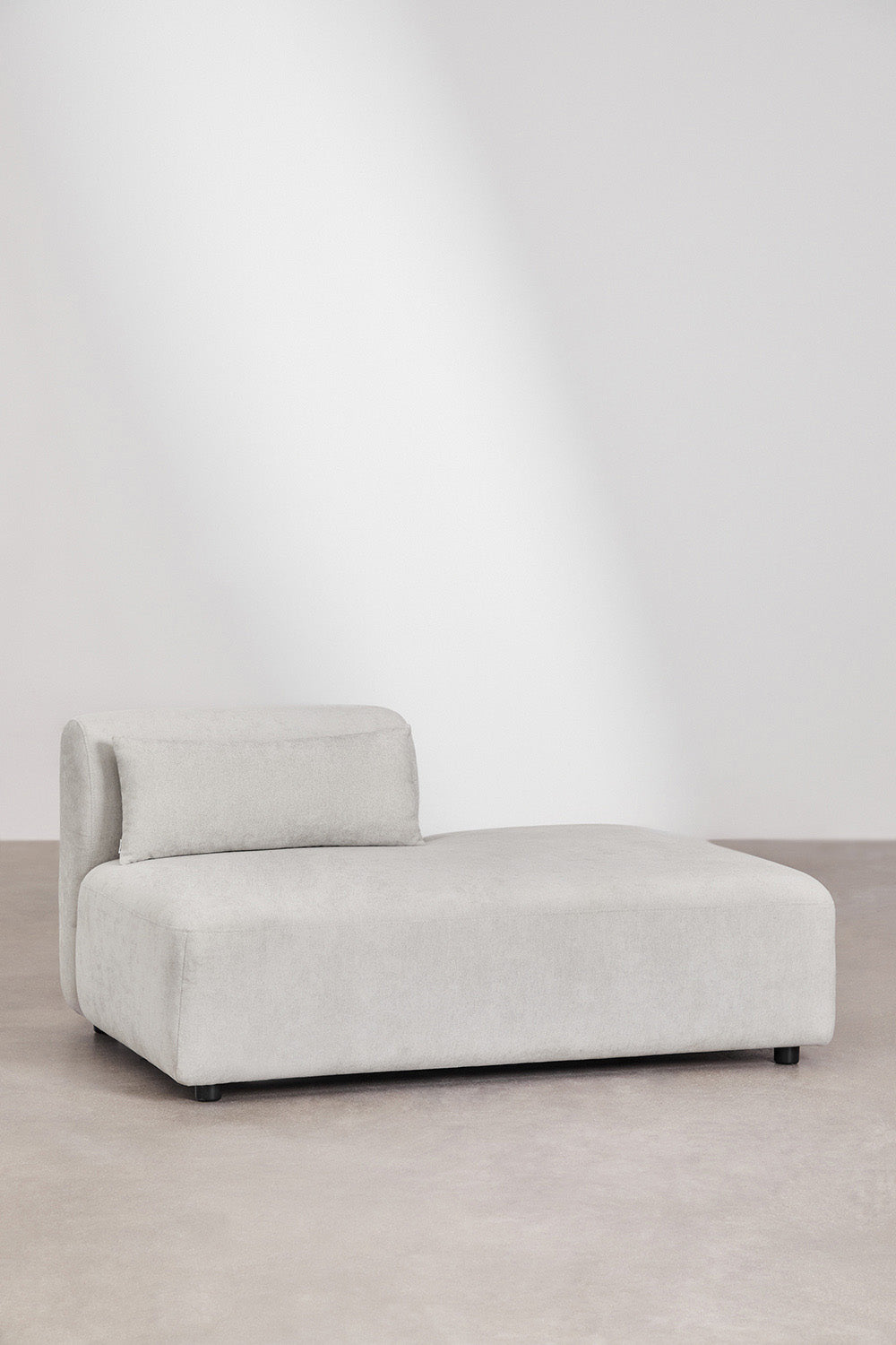 Canapé modulaire 5 pièces avec méridienne droite Fogler