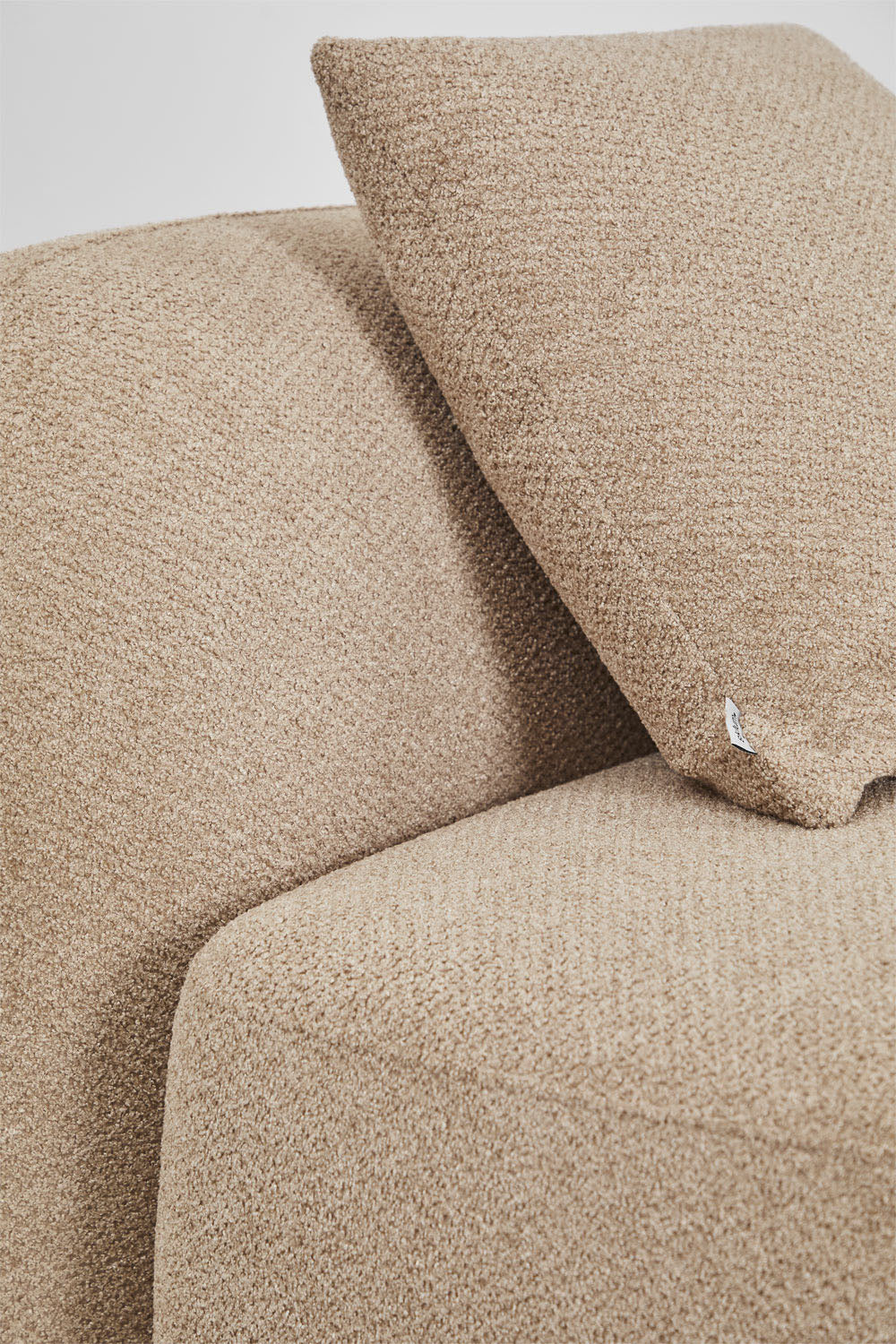 Canapé modulaire avec méridienne gauche 4 pièces en chenille Coco