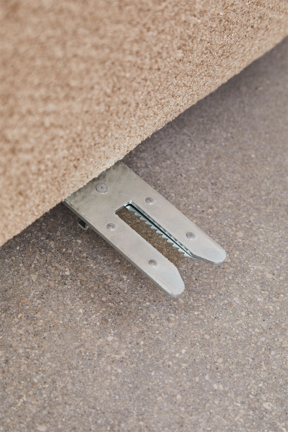 Canapé modulaire avec méridienne gauche 4 pièces en chenille Coco