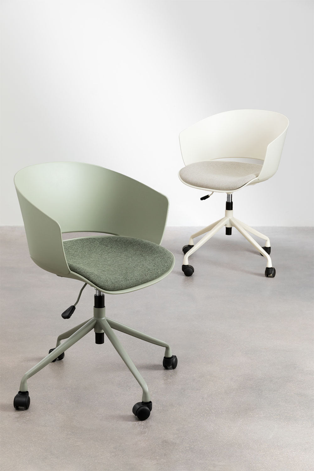 Chaise de bureau à roulettes Morgana