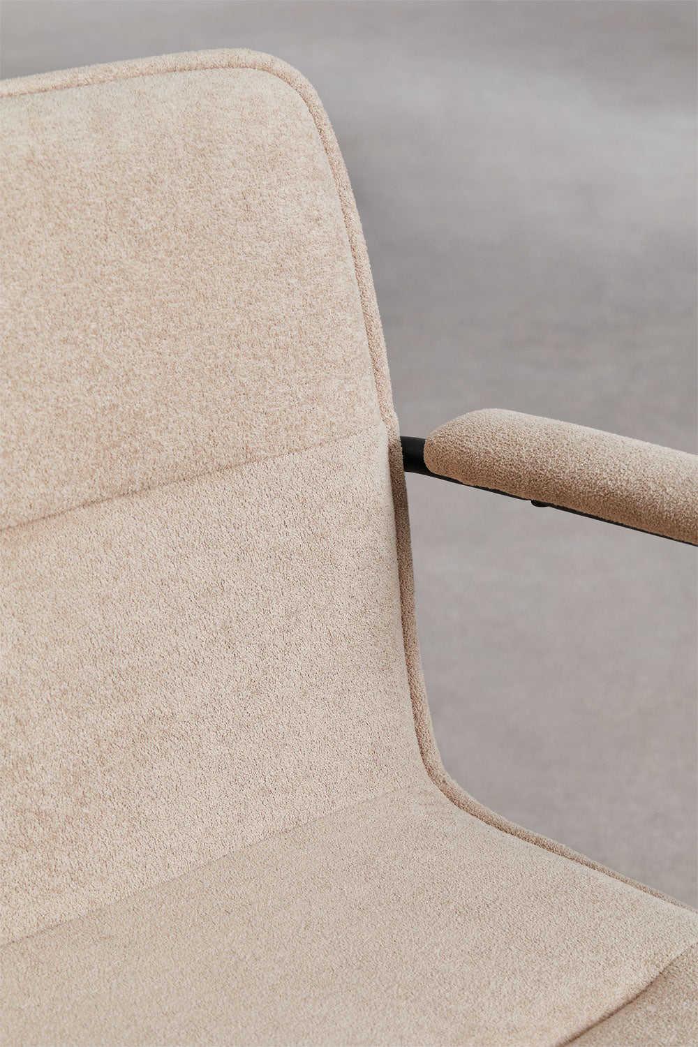 Chaise de bureau avec roulettes et accoudoirs Seifert
