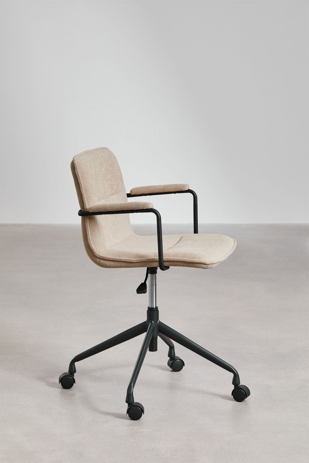 Chaise de bureau avec roulettes et accoudoirs Seifert