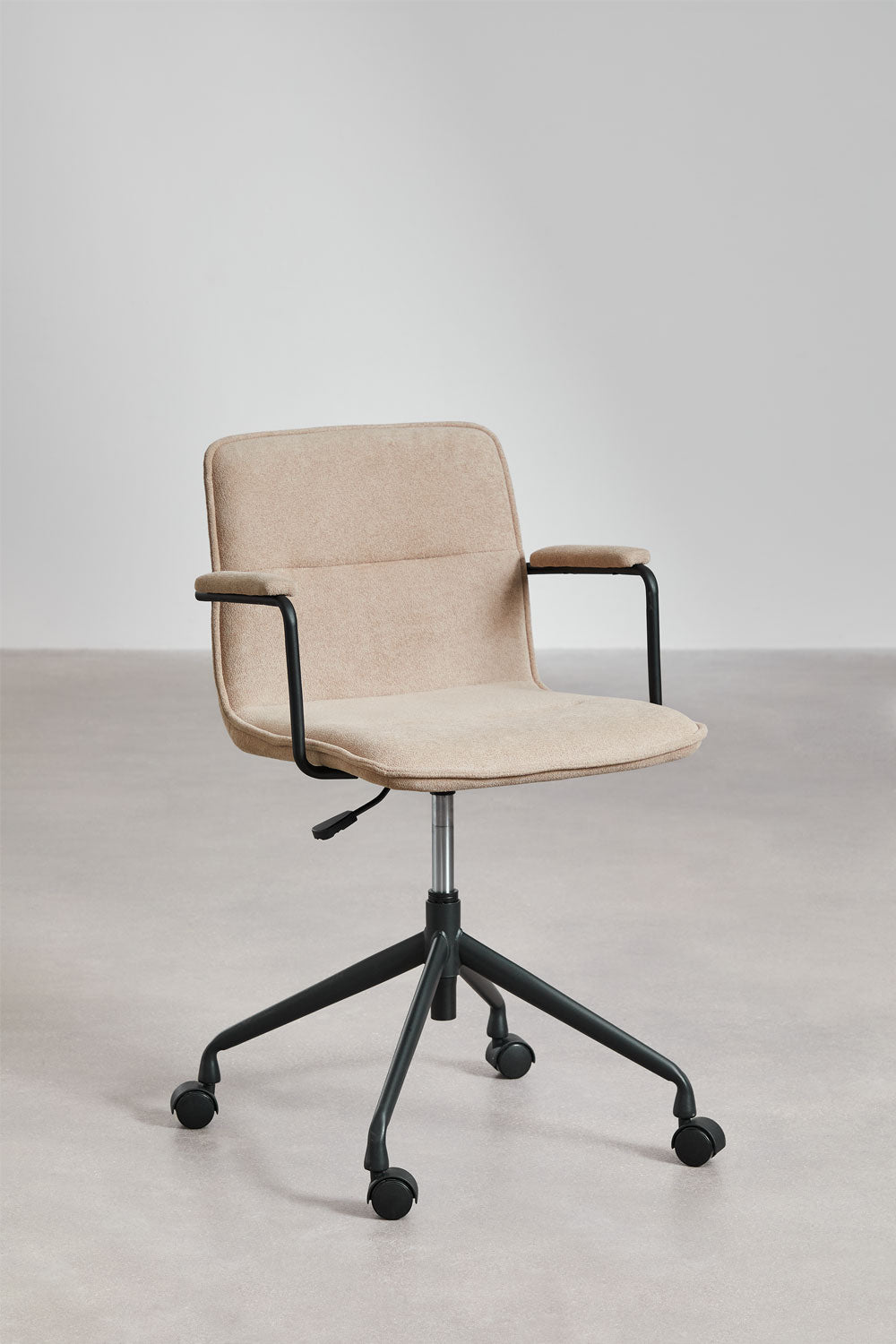 Chaise de bureau avec roulettes et accoudoirs Seifert