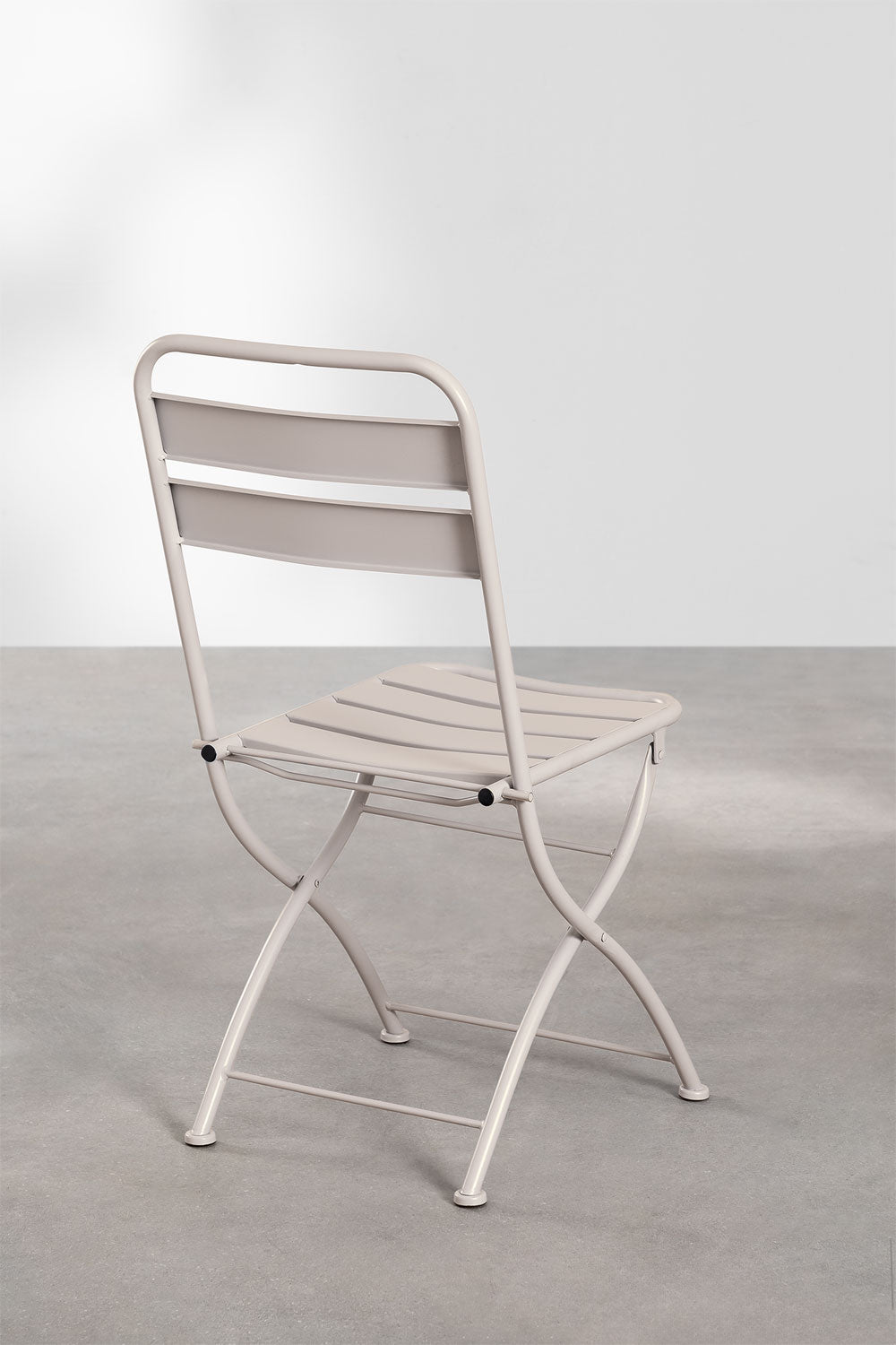 Chaise de jardin pliante en acier Janti