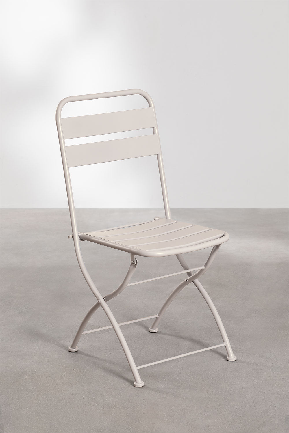 Chaise de jardin pliante en acier Janti
