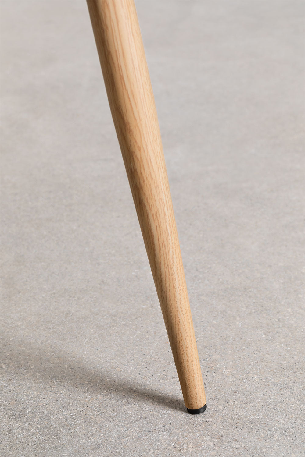Chaise de salle à manger rembourrée en similicuir Kana