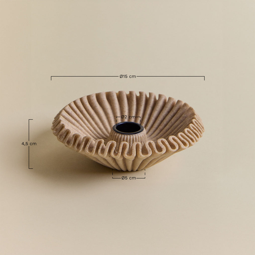 Candélabre en résine Ø15 cm Irente
