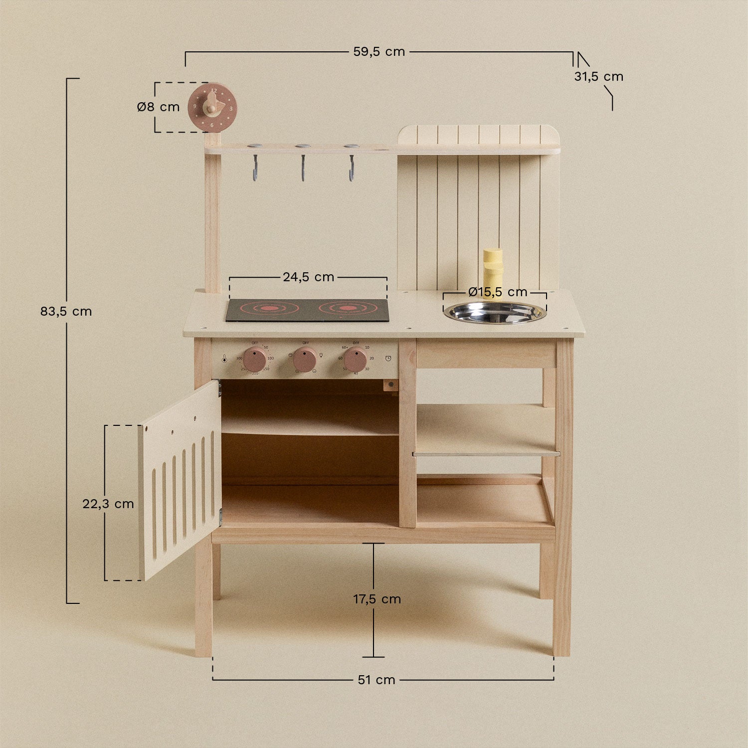 Cuisine en bois Dietter Kids
