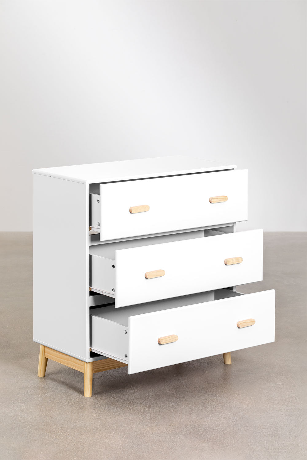 Commode en MDF et bois de pin Tom Kids
