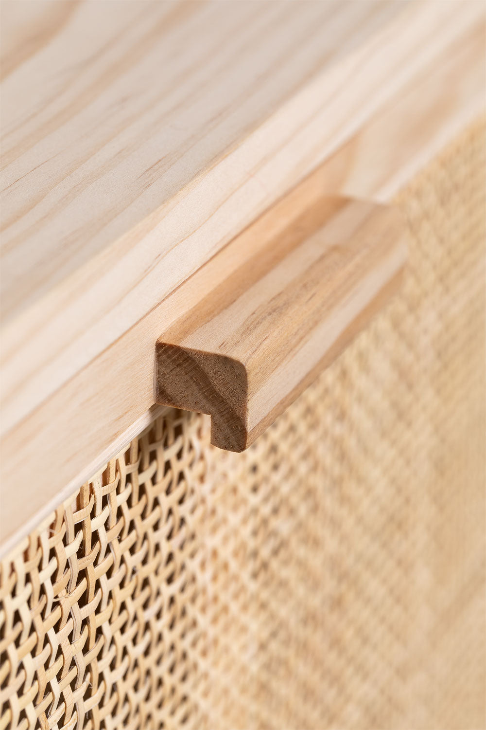 Commode en rotin et bois Reyna Natural Kids