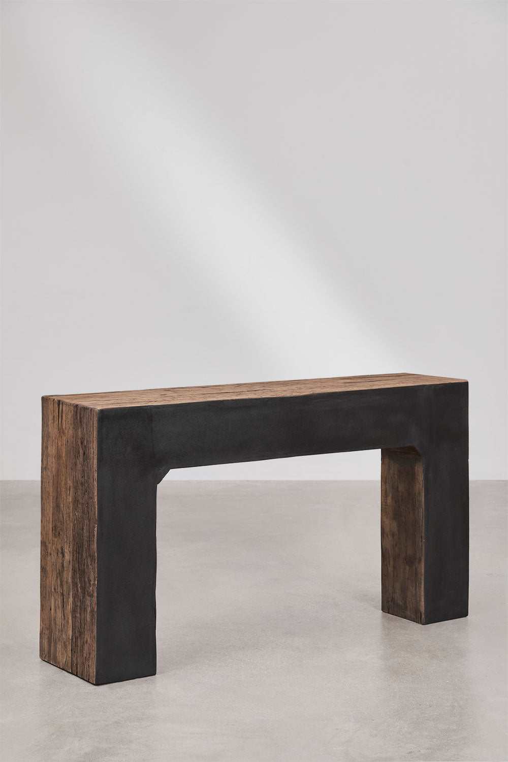 Console d'entrée 150x35 cm en bois Juvira