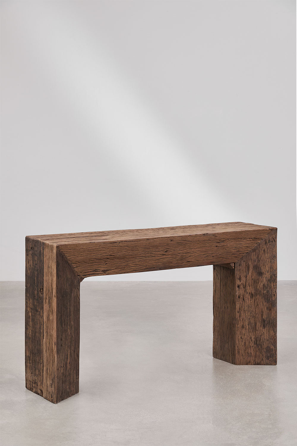 Console d'entrée 150x35 cm en bois Juvira