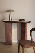 Console d'entrée 100x40 cm en bois d'acacia et carreaux Aitana