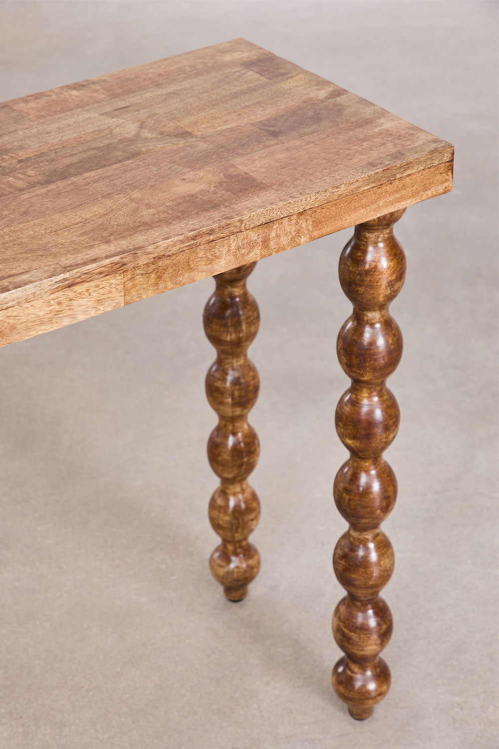 Console d'entrée 115x40 cm en bois de manguier Tessaia