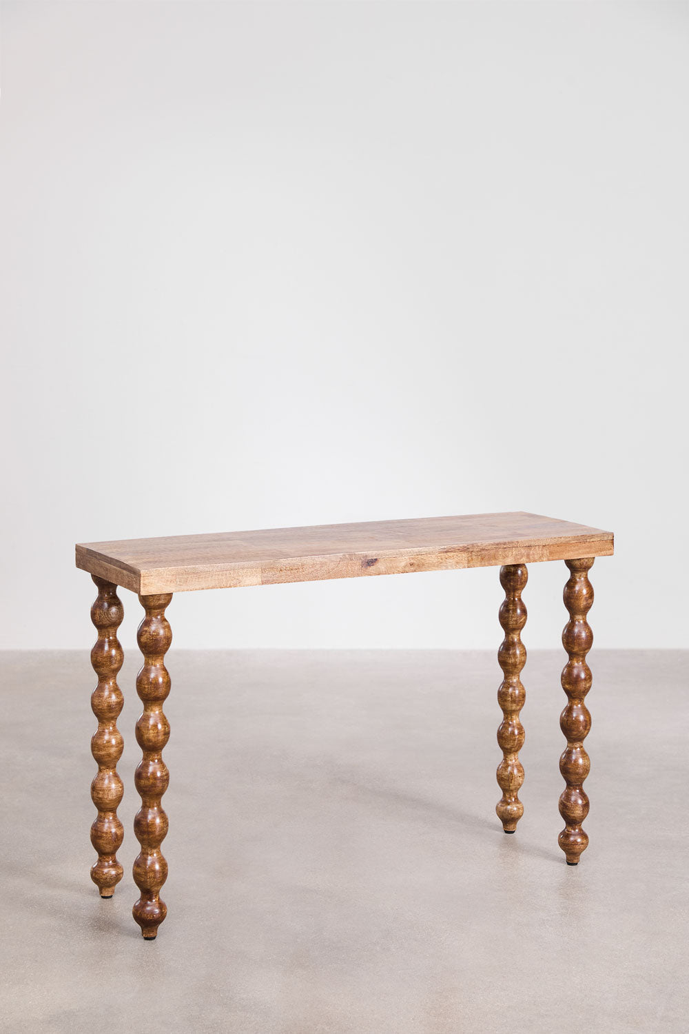Console d'entrée 115x40 cm en bois de manguier Tessaia