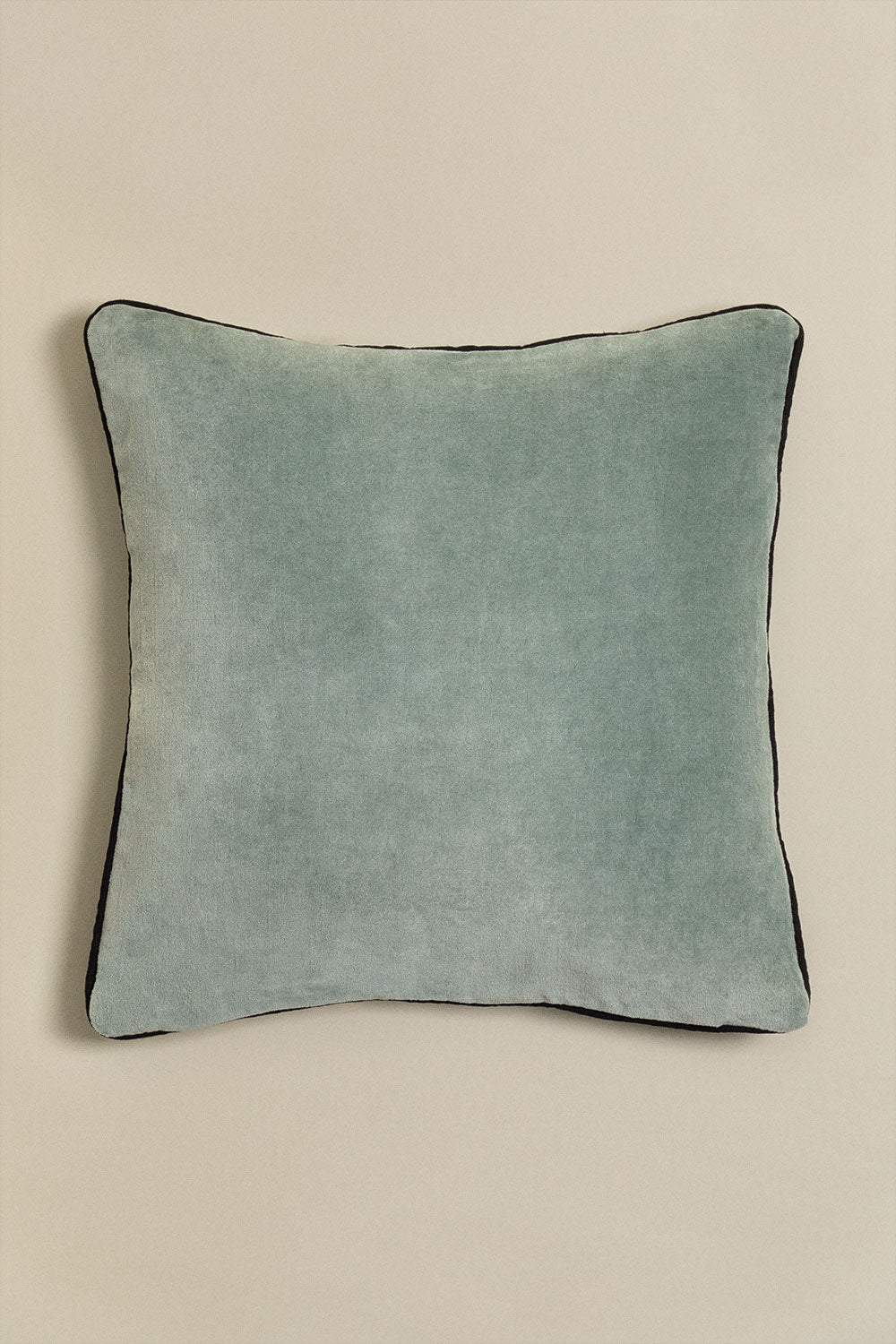 Coussin carré 40x40 cm en velours Zarbel
