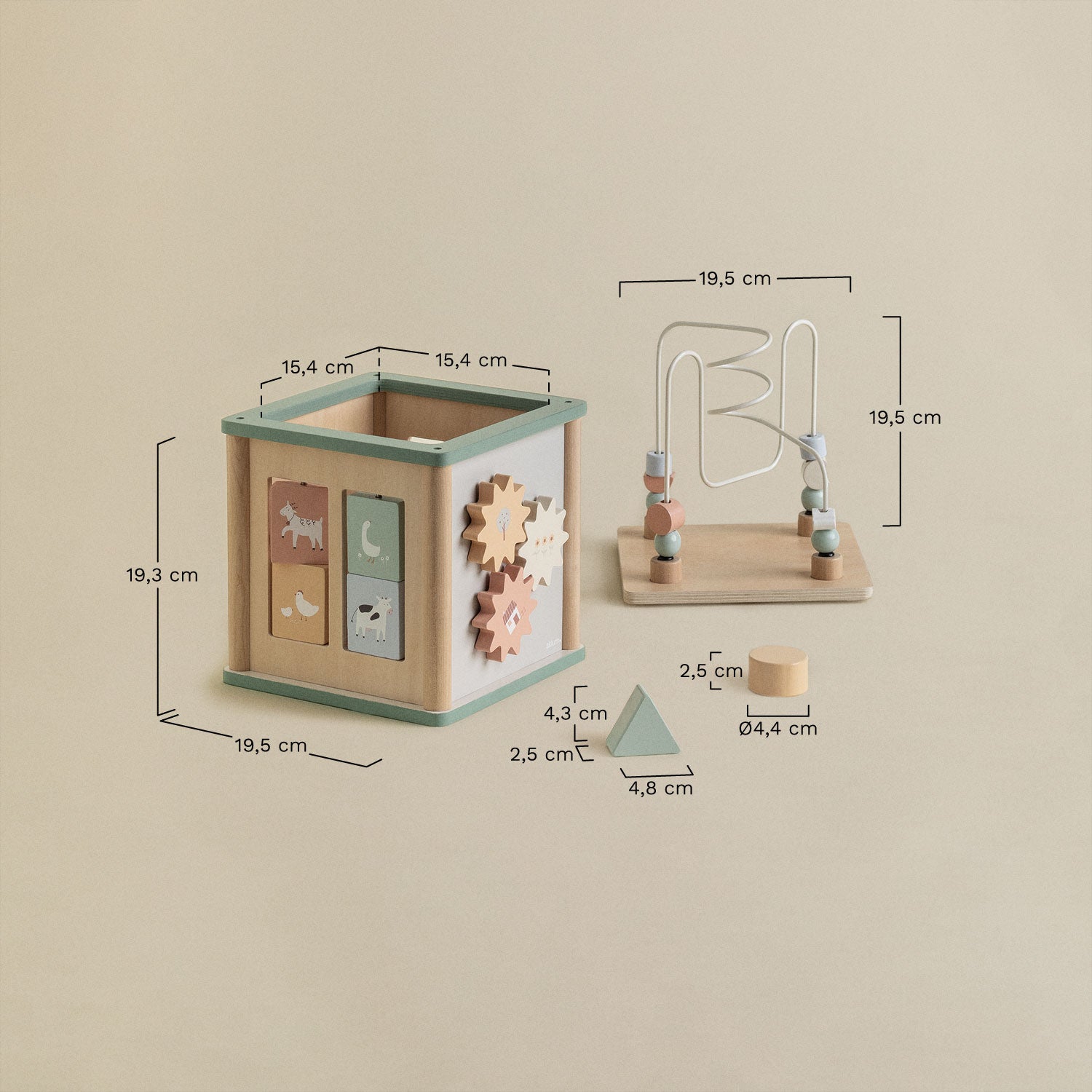 Cube d'activités en bois Ardisa Kids