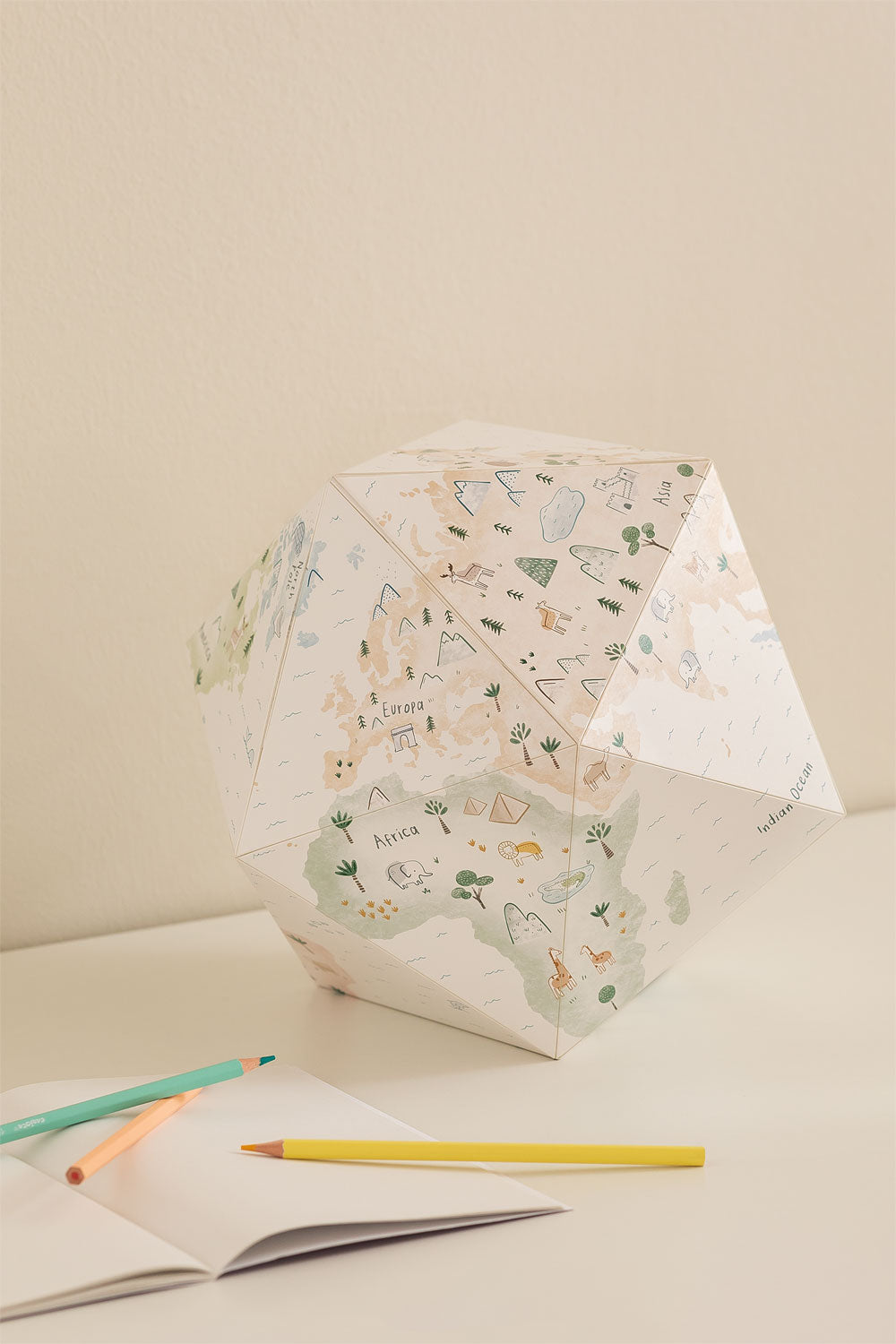 Carte du Monde 3D Dorian Kids