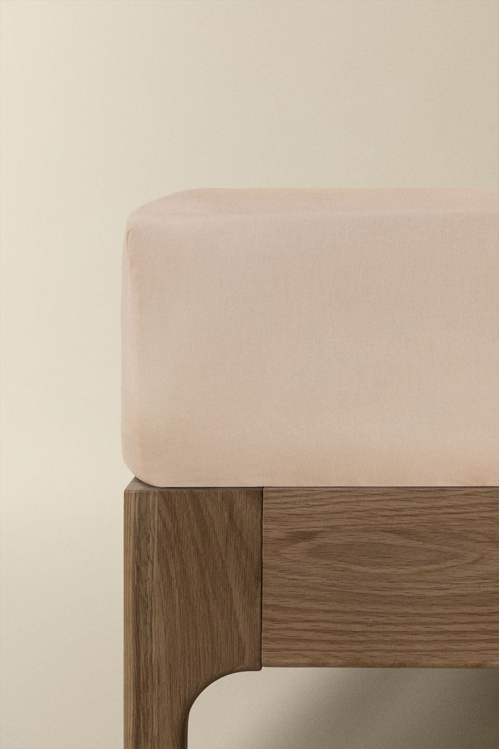 Drap-housse en percale de coton 180 fils pour lit de 90 cm Agassi