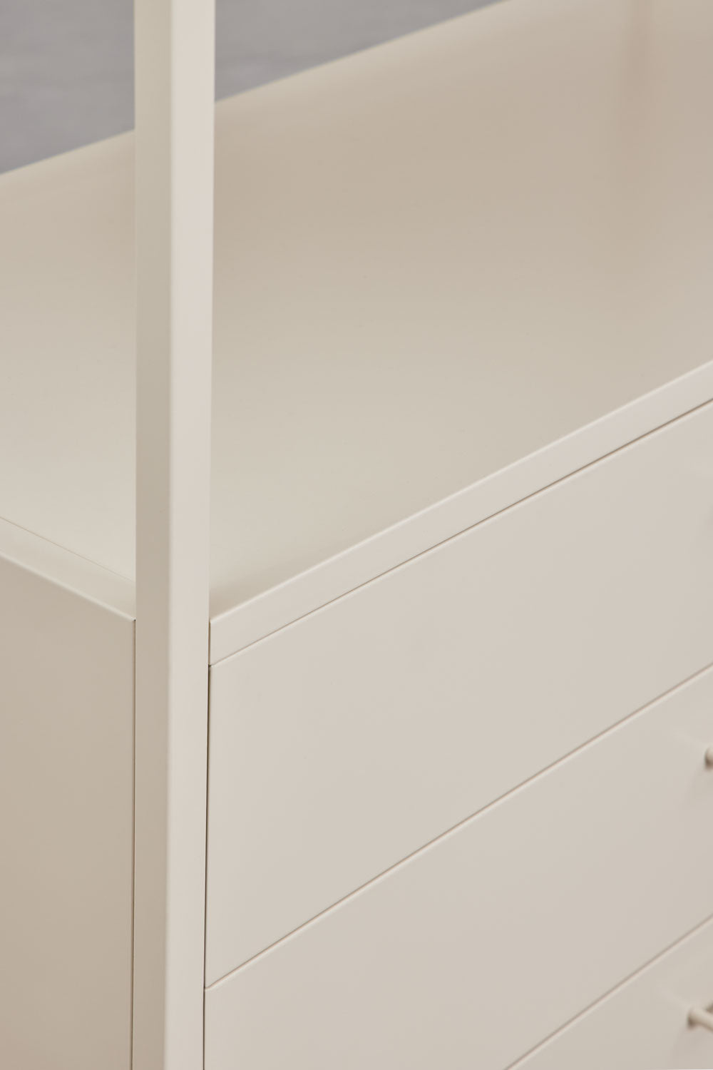 Ensemble de bureau avec tiroirs et caisson en acier Janine