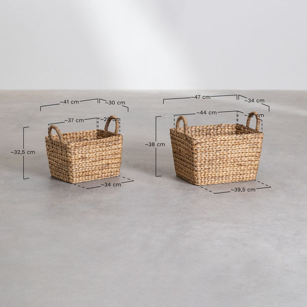 Set de 2 paniers de rangement Maues