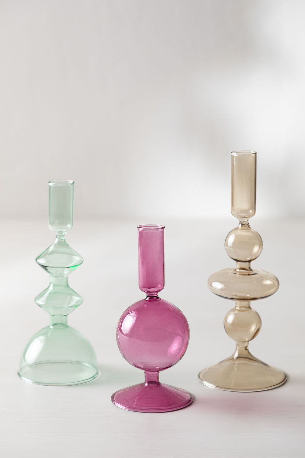 Set de 3 chandeliers en cristal Nalyna