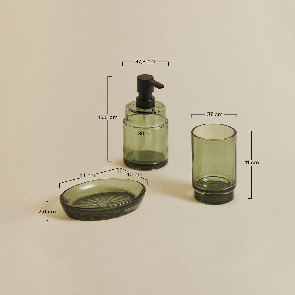Ensemble de salle de bain en verre Helmont