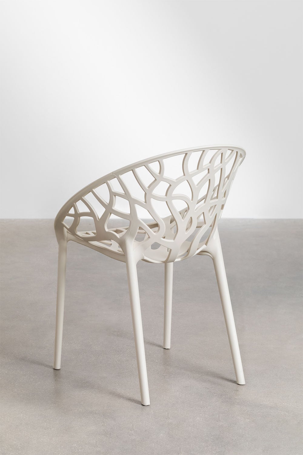 Set de table ronde Ø125 cm en aluminium Valerie et 6 chaises de jardin Ores