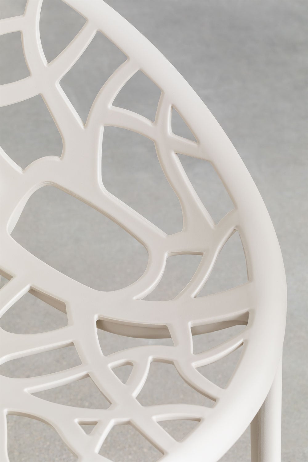 Set de table ronde Ø125 cm en aluminium Valerie et 6 chaises de jardin Ores